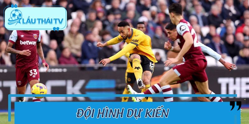 Đội hình dự kiến Wolverhampton Wanderers vs West Ham United