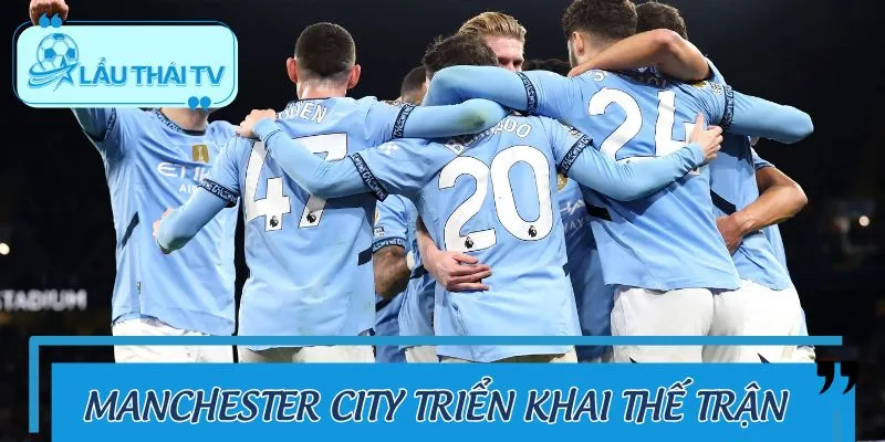 Manchester City luôn giữ thế kiểm soát bóng